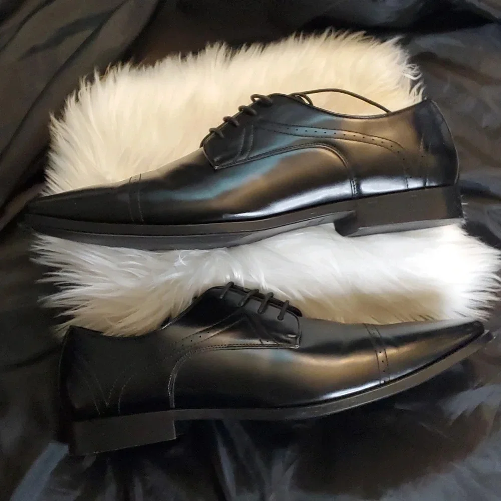 Like New Antonio Cerrelli Tie Mens Dress/Formal/Office Shoes Rare Large Size 17W